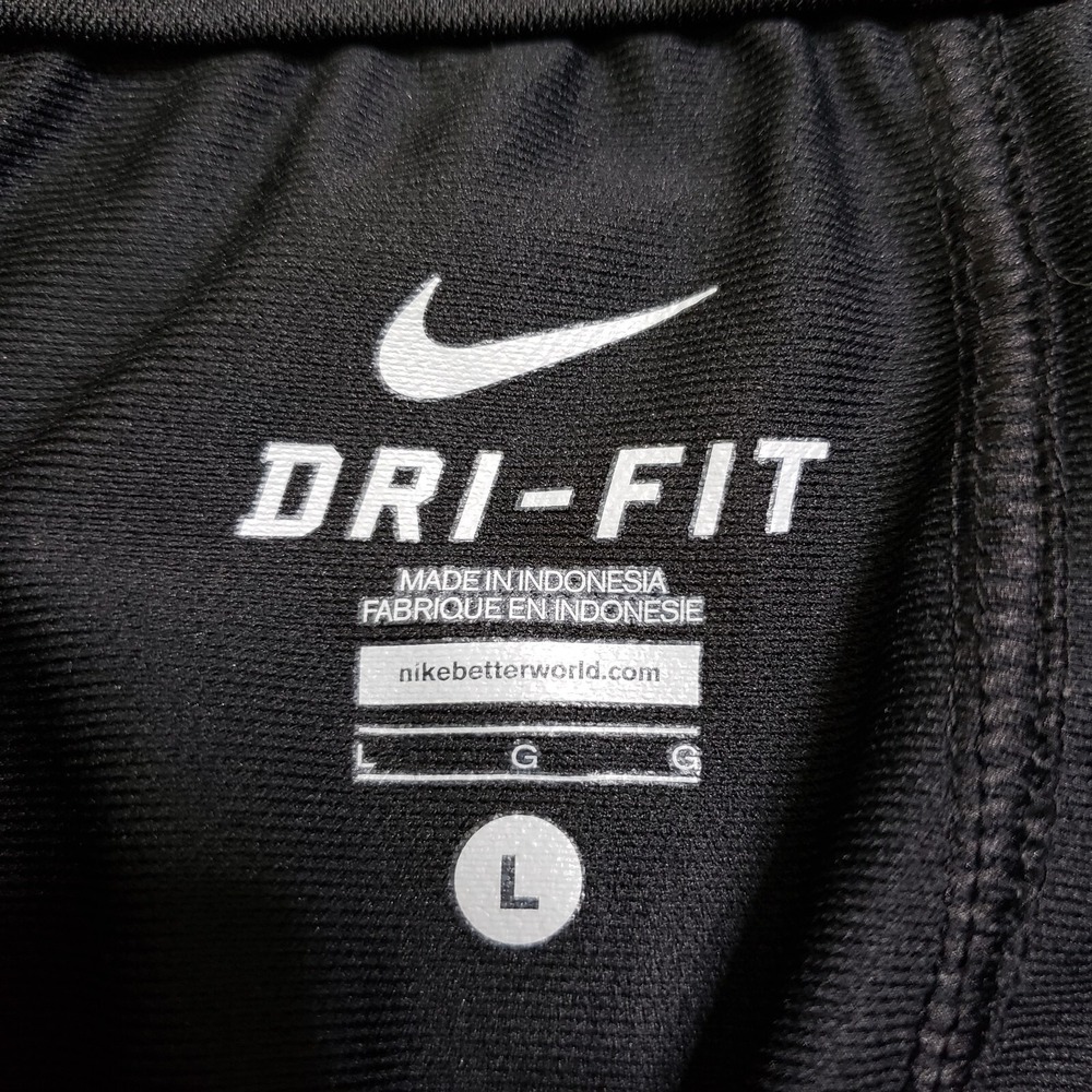 Nike Tech Pants Large Black White Track Fleece Zip Ankle Athletic Basketball Gym - Picture 8 of 14